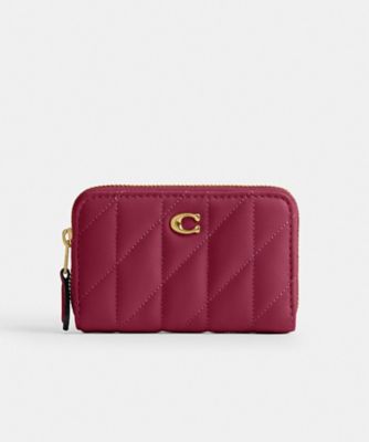 COACH ハート型ケース グリッター ブラック　ピンク　２個セット エッセンシャル カード ケース・キルティング アンド ハート プリント